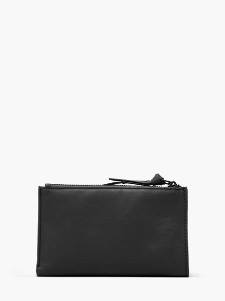 Wallet Leather Biba Black wallet VAW3L other view 2