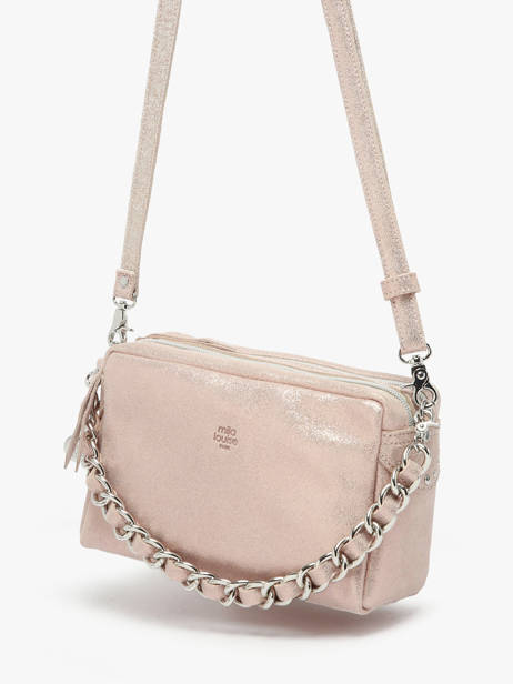Crossbody Bag Vintage Leather Mila louise Pink vintage 23673X other view 2