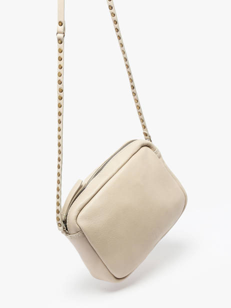 Shoulder Bag Leather Leather Biba Beige leather BET8L other view 2