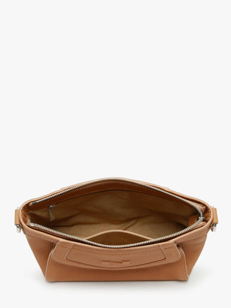 Sac Bandoulière Candy Cuir Nathan baume Marron candy 7 vue secondaire 3