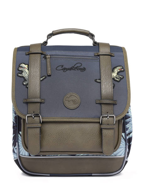 Sac à Dos 2 Compartiments Cameleon Gris vintage urban PBVBSD39 vue secondaire 7