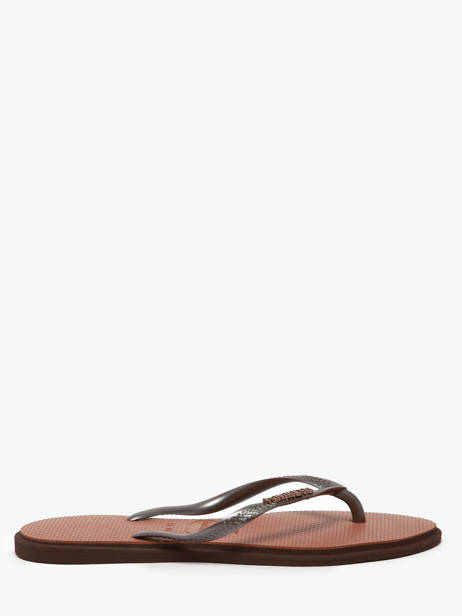 Tongs Havaianas Marron accessoires 4149584F vue secondaire 1