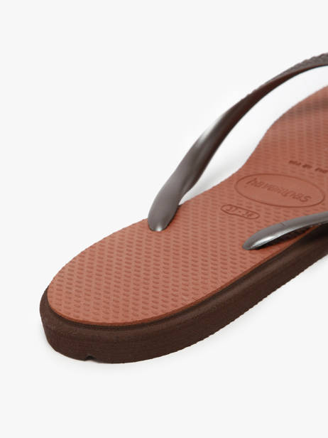 Tongs Havaianas Marron accessoires 4149584F vue secondaire 3