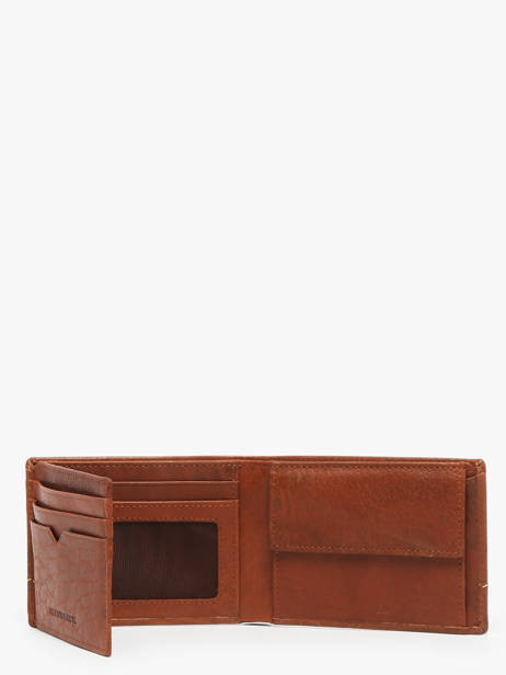 Checkholder With Coin Purse Leather Maverick Brown rough gear MAVRG002 other view 1