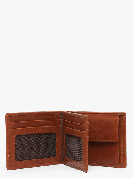 Portefeuille Porte-monnaie Cuir Maverick Marron rough gear MAVRG004 vue secondaire 1
