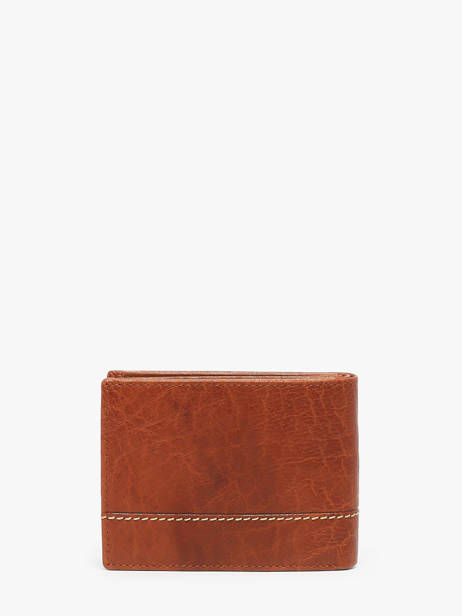 Portefeuille Porte-monnaie Cuir Maverick Marron rough gear MAVRG004 vue secondaire 2