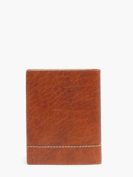Portefeuille Porte-monnaie Cuir Maverick Marron rough gear MAVRG032 vue secondaire 2