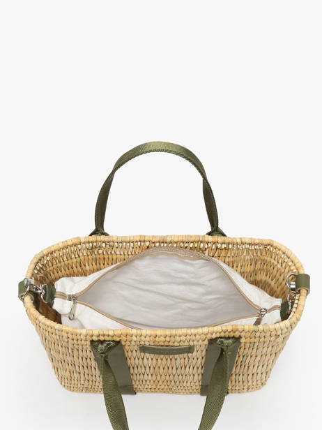 Sac à Main Estival Paille Le voyage en panier Vert estival PM779 vue secondaire 3