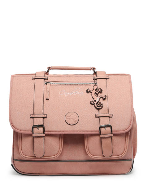 Cartable 3 Compartiments Cameleon Rose vintage color VIC-CA41 vue secondaire 6