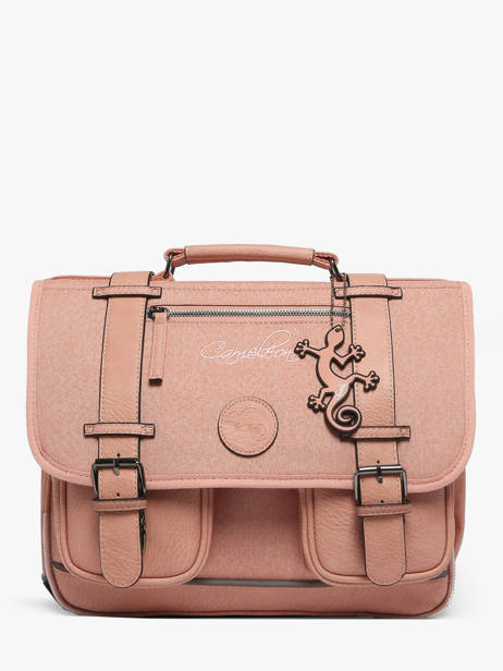 Cartable 2 Compartiments Cameleon Rose vintage color CA146Q