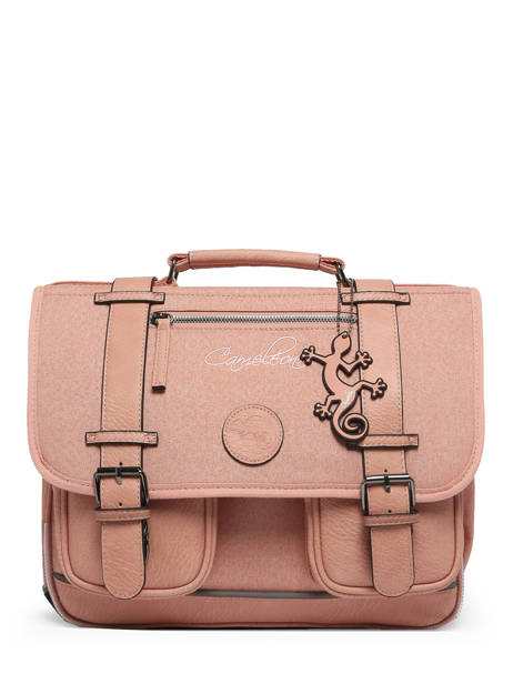 Cartable 2 Compartiments Cameleon Rose vintage color CA146Q vue secondaire 6