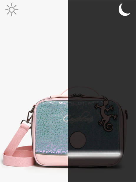 Sac Gouter Cameleon Bleu vintage fantasy BL24 vue secondaire 5