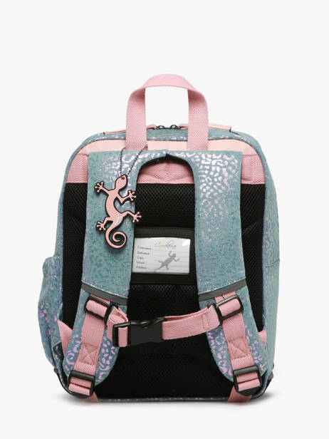 Sac à Dos 2 Compartiments Cameleon Bleu vintage fantasy SD33 vue secondaire 4