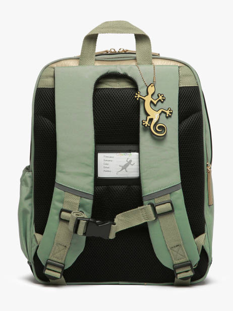 2-compartment Backpack Cameleon Green vintage fantasy SO40 other view 4