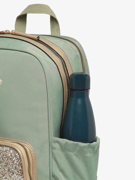 2-compartment Backpack Cameleon Green vintage fantasy SO40 other view 5