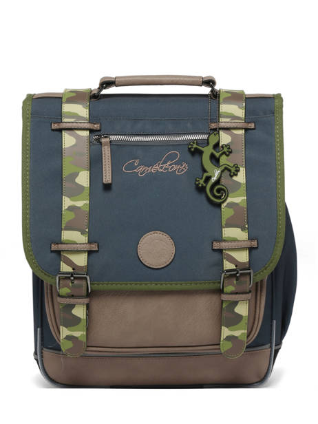 Sac à Dos Vintage Urban 2 Compartiments Cameleon Gris vintage urban SD39 vue secondaire 6