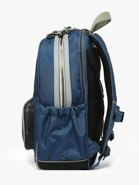 2-compartment Backpack Cameleon Green vintage urban SO40 other view 2