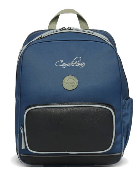 2-compartment Backpack Cameleon Green vintage urban SO40 other view 6