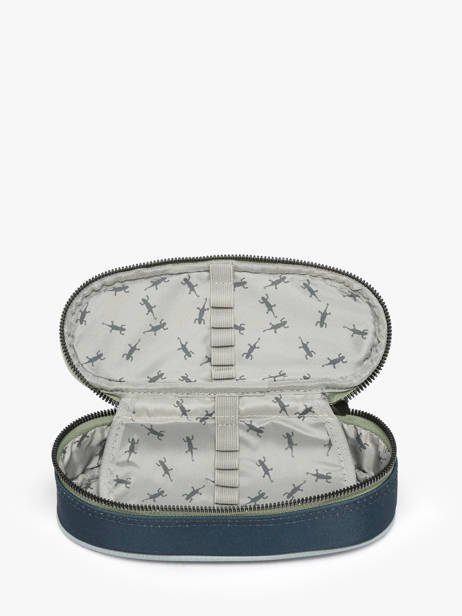Trousse 1 Compartiment Cameleon Bleu vintage urban PLUM vue secondaire 2