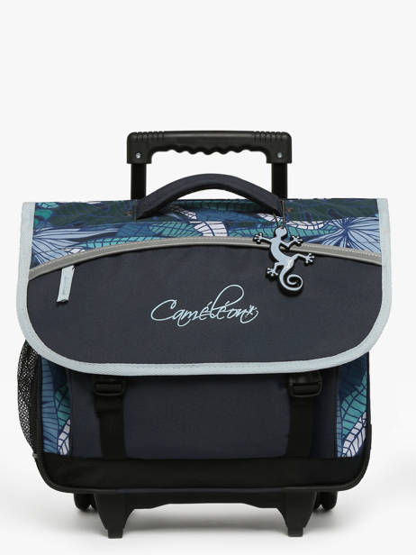 Cartable à Roulettes Enfant 2 Compartiments Cameleon Bleu actual CR38