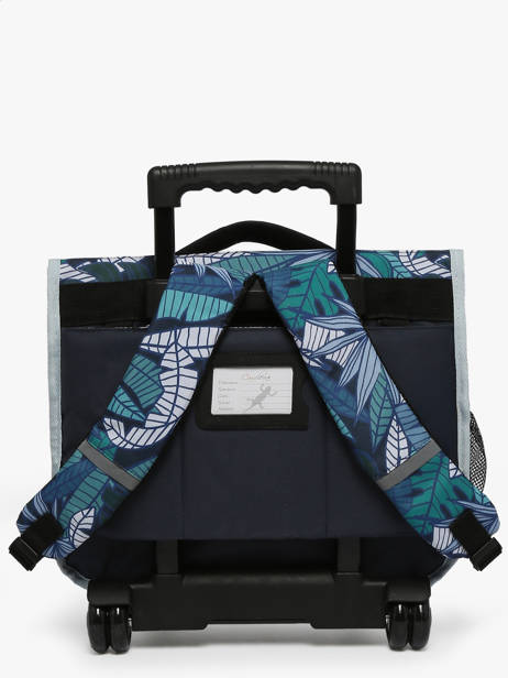 Cartable à Roulettes Enfant 2 Compartiments Cameleon Bleu actual CR38 vue secondaire 4