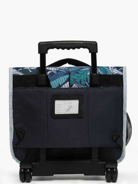 Cartable à Roulettes Enfant 2 Compartiments Cameleon Bleu actual CR38 vue secondaire 5