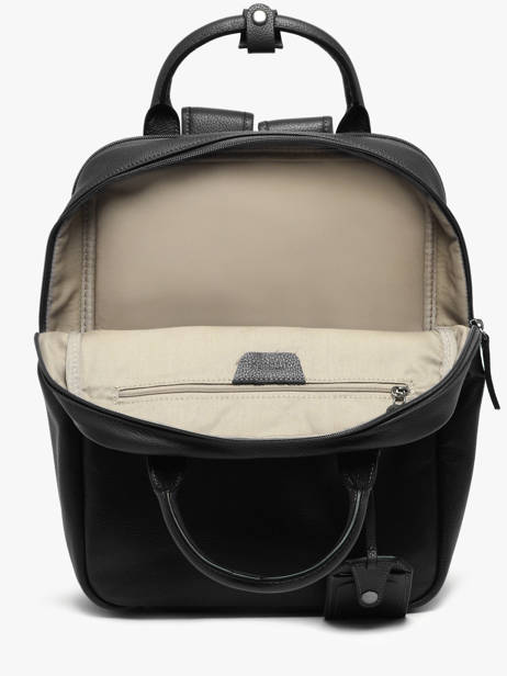 Sac à Dos Business Flandres 2 Compartiments Cuir Etrier Noir flandres EFLA8272 vue secondaire 4
