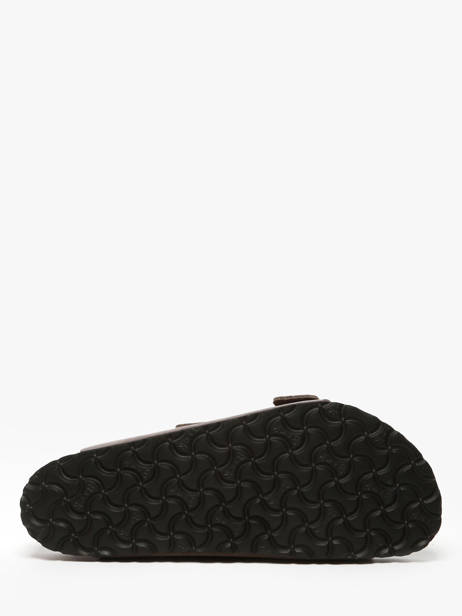 Mules Arizona Concrete Gray En Cuir Birkenstock Gris men 1029159 vue secondaire 4