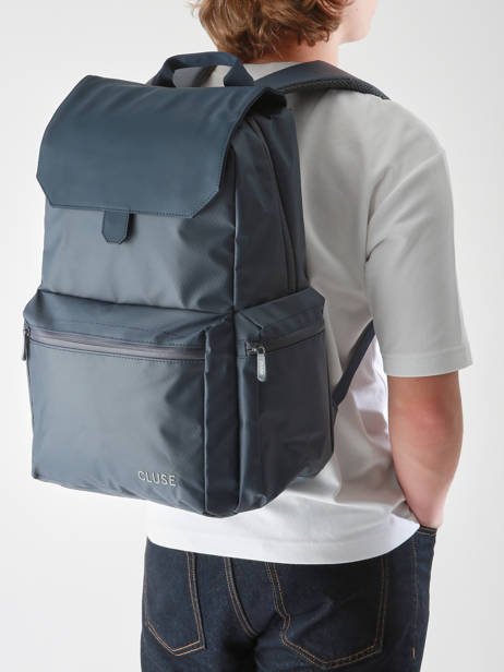 Sac à Dos Cluse Bleu backpack CX353 vue secondaire 1