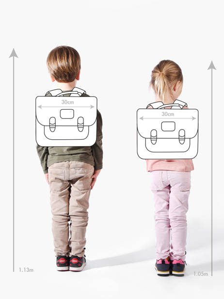 Cartable Tann's Bleu tann's x tartine et choco 334112 vue secondaire 1