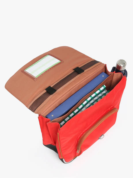 Cartable 2 Compartiments Tann's Rouge les fantaisies g 33124 vue secondaire 3