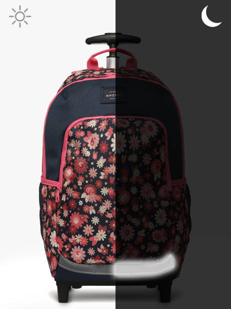 2-compartment Wheeled Schoolbag Rip curl Multicolor mixed 4BWBA other view 5