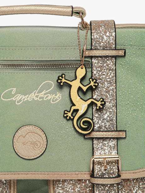 Sac à Dos 2 Compartiments Cameleon Vert vintage fantasy SO40 vue secondaire 6