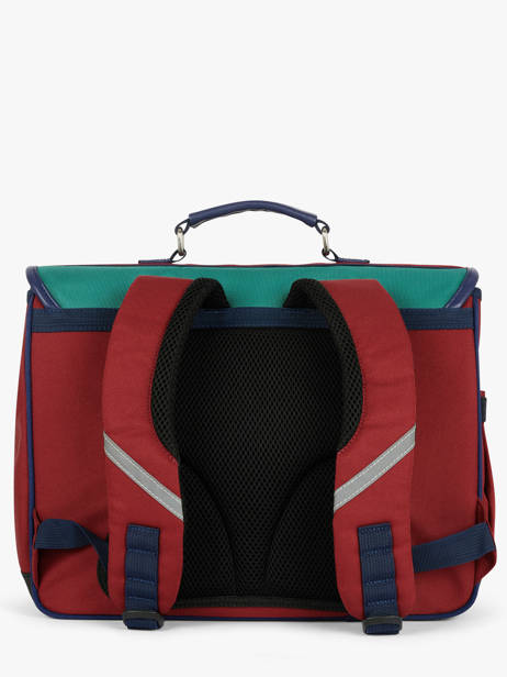 Cartable 2 Compartiments Caramel et cie Vert fier GA vue secondaire 4