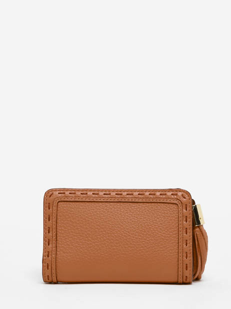 Portefeuille Compact Premier Flirt Cuir Lancel Marron premier flirt A11136 vue secondaire 3