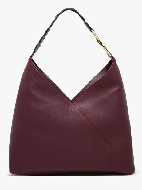 Sac Porté épaule Pagode Cuir Lancel Violet pagode A12510 vue secondaire 4