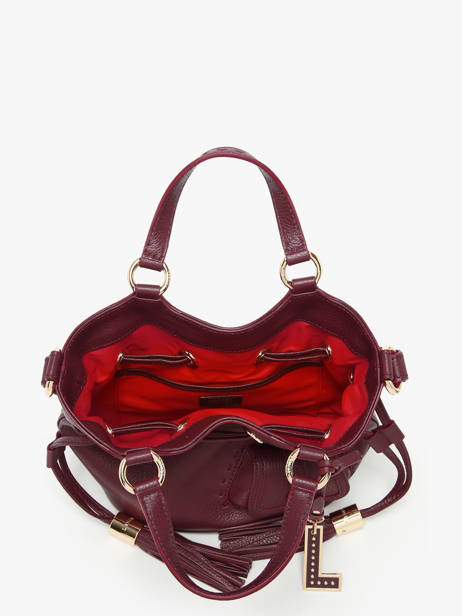 Sac Seau S Premier Flirt Cuir Lancel Violet premier flirt A10109 vue secondaire 3