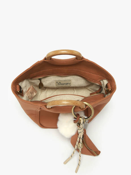 Sac Bandoulière S Crocus Woomen Marron crocus WCRO33 vue secondaire 3