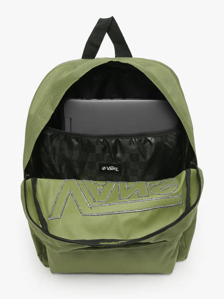 Sac à Dos 1 Compartiment Vans Vert backpack VN000H4Z vue secondaire 1