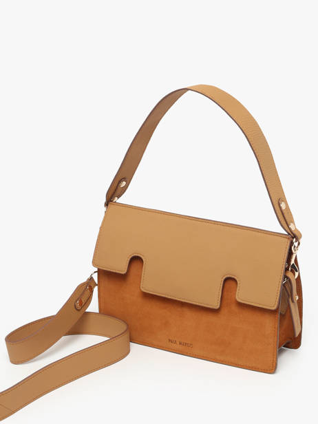 Sac Porté épaule La Suite Cuir Paul marius Orange la suite GABRISUI vue secondaire 1