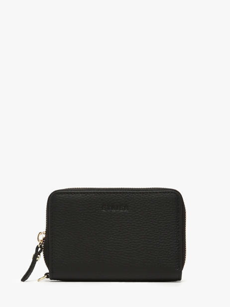 Porte-monnaie Equestre Cuir Etrier Noir equestre EEQT096M