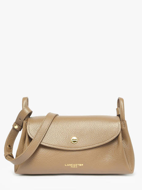 Shoulder Bag Accordeon Double Leather Lancaster Beige accordeon double 88