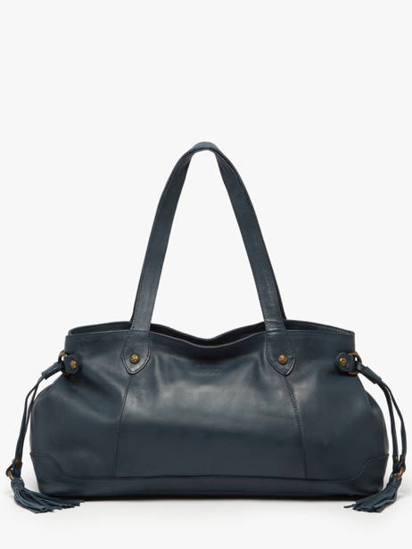 Sac à Main Cow Cuir Basilic pepper Bleu cow BCOW80