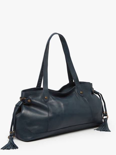Sac à Main Cow Cuir Basilic pepper Bleu cow BCOW80 vue secondaire 2