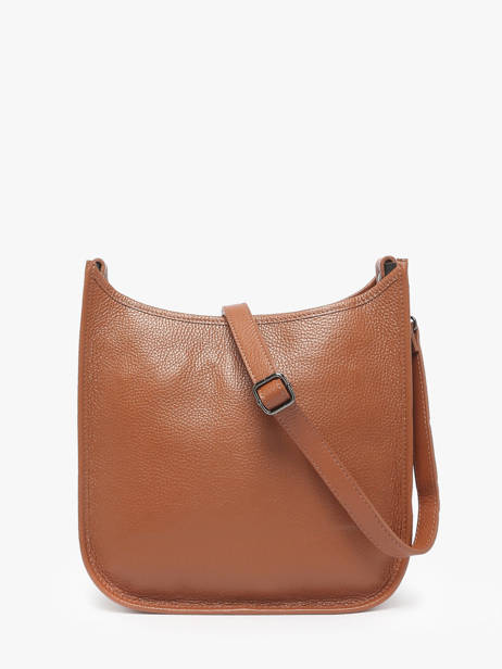 Sac Bandoulière Caviar Cuir Milano Orange caviar CA25068 vue secondaire 4