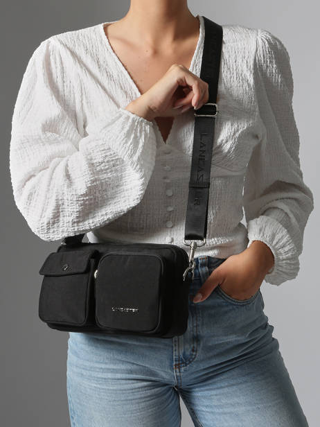 Sac Bandoulière Basic Pocket Lancaster Noir basic pocket 91 vue secondaire 1