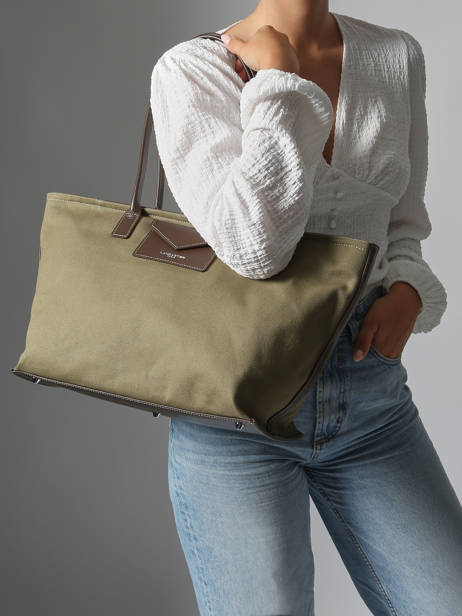 Shoulder Bag Canvas Kba Lancaster Green canvas kba 50 other view 1