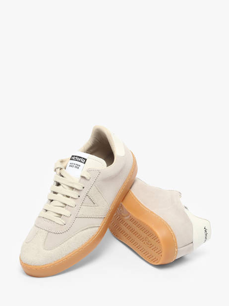 Sneakers Berlin In Leather Victoria Beige accessoires 1126229 other view 3