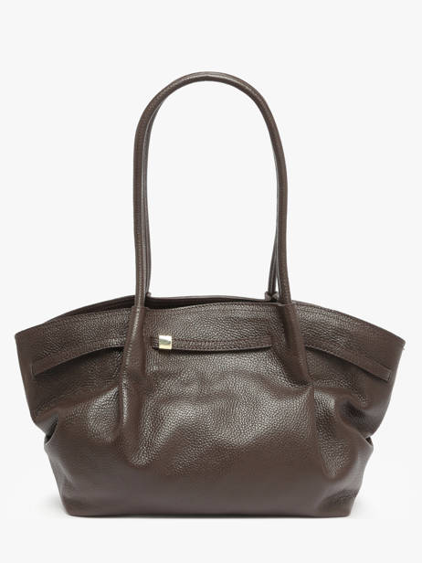 Sac Porté épaule Caviar Cuir Milano Marron caviar CA25062