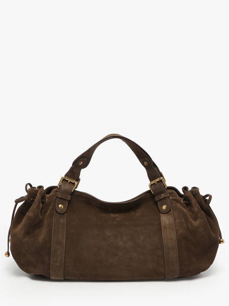 Shoulder Bag Folk Leather Gerard darel Green folk DCS01407